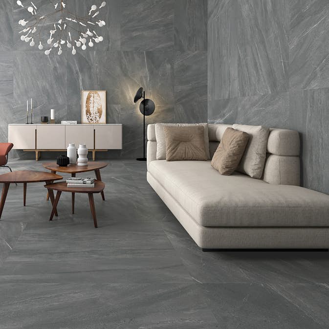 Klinker Tenfors Lavica Gris Marmor Matt 60x120 cm