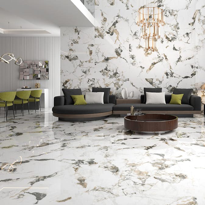 Klinker Tenfors Oyama Ambar Marmor Blank 60x120 cm