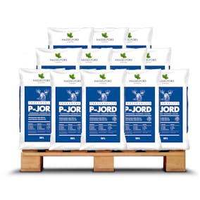 Planteringsjord Hasselfors Garden P-jord Proffs på Pall - 21x50L