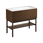 Tvättställskåp Gustavsberg Ducentic 100 cm med Tvättställ i Porslin och Benställning