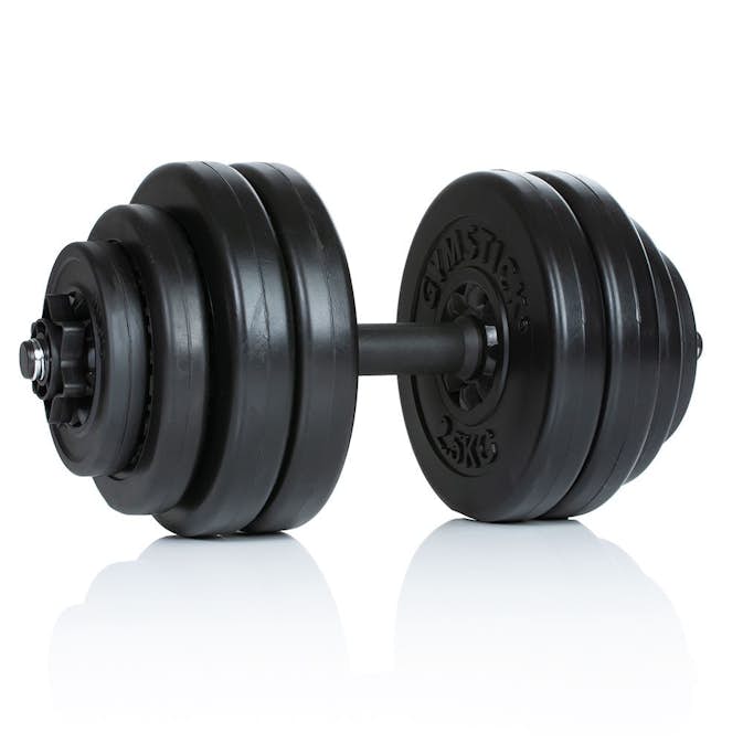 Hantlar Gymstick Vinyl Dumbbell Set Ställbara 15 kg