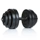 Hantlar Gymstick Vinyl Dumbbell Set Ställbara 15 kg