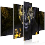 Tavla Arkiio Bathed in Gold (5 Parts) Wide 200x100