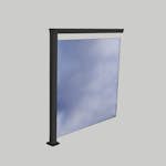 Glasräcke Novoroom Komplett Sektion H-P