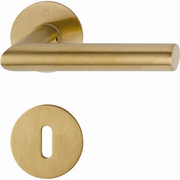 Innerdörrhandtag HOPPE Amsterdam E+1400 35-45 Nyckelskylt