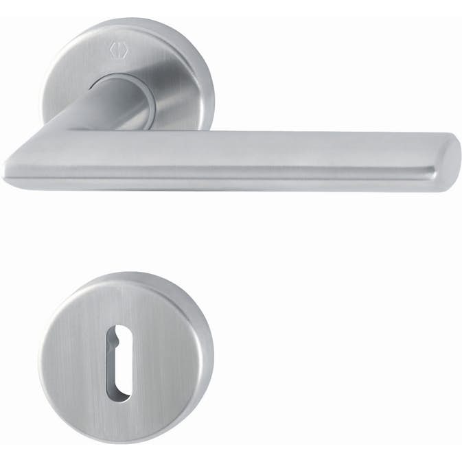 Innerdörrhandtag HOPPE Stockholm 1140 37-42 Nyckelskylt