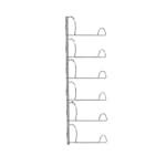 Vinställ Hahn Kitchenware Pisa Vägg 6 Flaskor