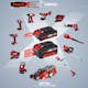 Häcksax Einhell Expert GH-CH 1846 Li Utan Batteri