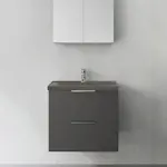 Tvättställsskåp Hafa Shape med Betong Tvättställ