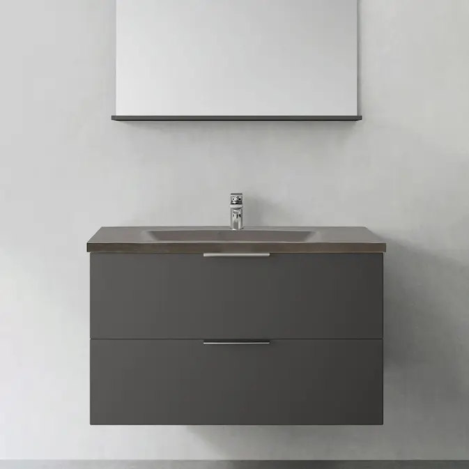 Tvättställsskåp Hafa Shape med Betong Tvättställ