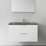 Tvättställsskåp Hafa Shape med Betong Tvättställ