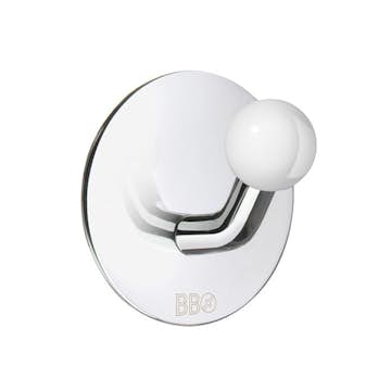 Handdukskrok Beslagsboden BK1085 Rostfri/Vit