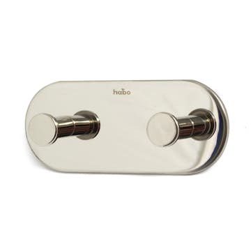 Handdukskrok Habo Gentle Rostfri Blank Dubbel