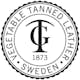 Handtag Beslag Design Royal Deluxe Läderlindad Brun