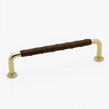 Handtag Björbo Badrum Läderlindat 128 mm