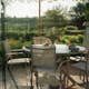 Trädgårdsmatgrupp Hillerstorp Hånger Ø140 cm med 6 st Trädgårdsstolar