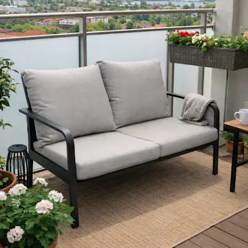 Soffa Hillerstorp Hånger 2-sits Svart