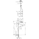 Takduschset Hansgrohe Crometta 100 160 Showerpipe 1jet