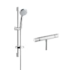 Duschset Hansgrohe Croma 100 Vario Ecosmart 65 cm med Blandare Ecostat Comfort