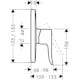 Duschblandare Hansgrohe Metris