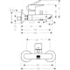 Badkarsblandare Hansgrohe Talis E