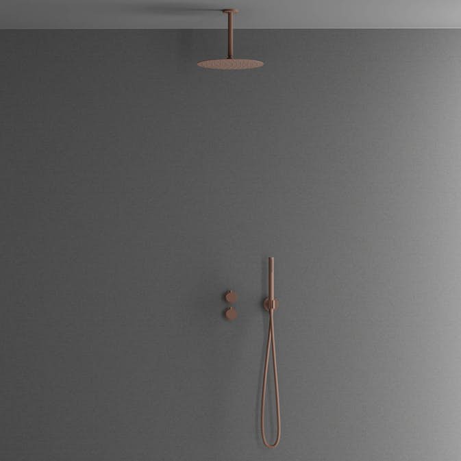 Takduschset Scandtap Steel Harmonized 2Z för Inbyggnad