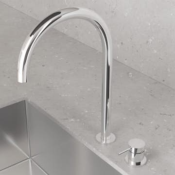 Köksblandare Scandtap Steel Harmonized K2
