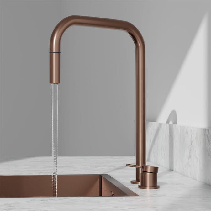 Köksblandare Scandtap Harmonized K2P Square