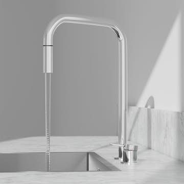 Köksblandare Scandtap Harmonized K2P Square