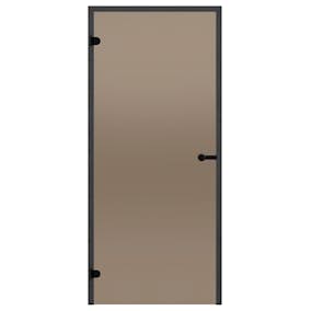 Glasdörr Harvia Black Line Brons 7x19