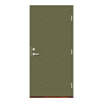 Ytterdörr Leksandsdörren Heden Eco74 RC2