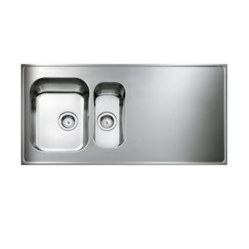 Heltäckande Diskbänk Intra Atlantic G med Korgventil Vändbar