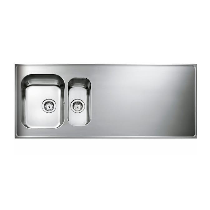 Heltäckande Diskbänk Intra Atlantic G med Korgventil Vändbar