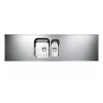 Heltäckande Diskbänk Intra Atlantic G med Korgventil Vändbar