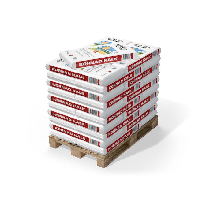 Kalk Hasselfors Kornad Trädgårdskalk 66x15 Kg