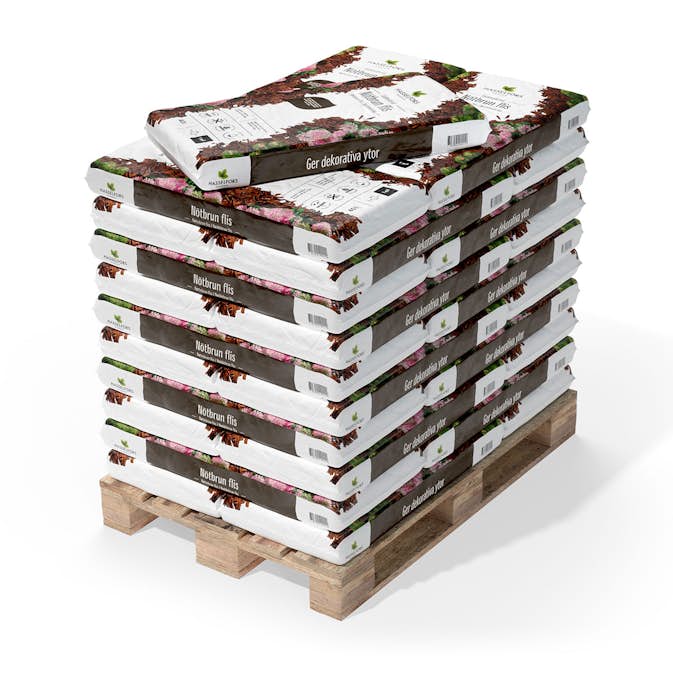 Flis Hasselfors Garden Nötbrun 40 l Helpall