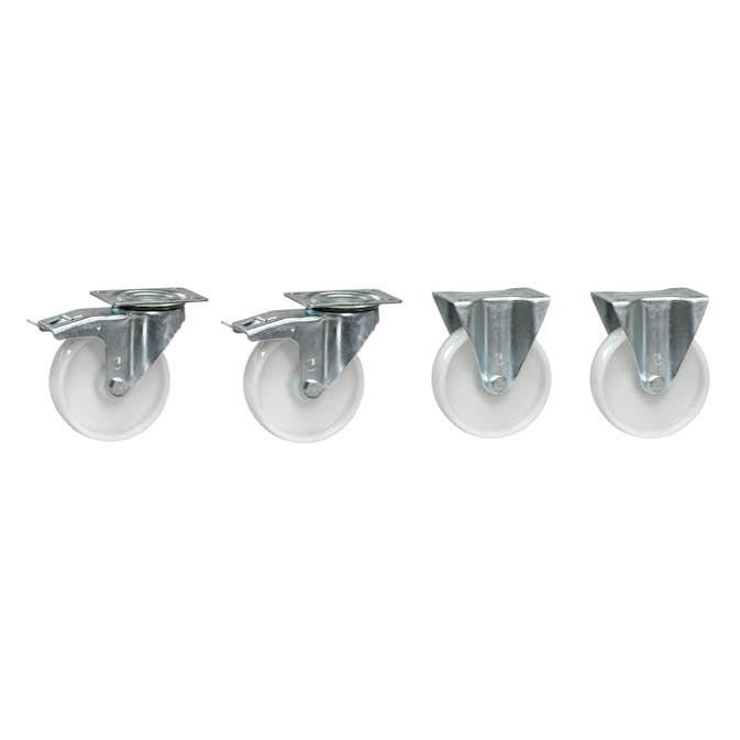 Hjulsats Homeworx Nylon 4 st