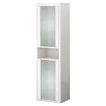 Högskåp DuoBad Vilan med Frostglasdörrar