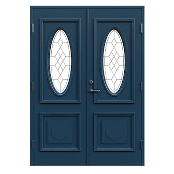 Parytterdörr Leksandsdörren Oval Eco74