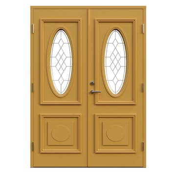 Parytterdörr Leksandsdörren Oval Eco74