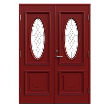 Parytterdörr Leksandsdörren Oval Eco74