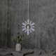 Inomhusdekoration Star Trading Hanging Snowflake med Flamme