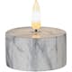 Blockljus Star Trading Flamme Cement T-light Marble 2 st