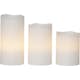 Blockljus Star Trading May 3-pack 10/12,5/15 cm