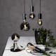 LED-lampa Star Trading Plain Smoke E27 G95