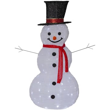 Dekorationsbelysning Star Trading Tecidy Outdoor Snowman 120 cm