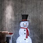 Dekorationsbelysning Star Trading Tecidy Outdoor Snowman 120 cm