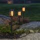 Solcellsfackla Star Trading Flame Mini Torch Promotion 3-pack Twilight
