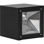 Solcells-vägglykta Star Trading Wally Cube Twilight