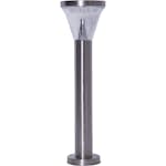 Solcells-pollare Star Trading Narona 40 Lumen Stainless Steele Twilight